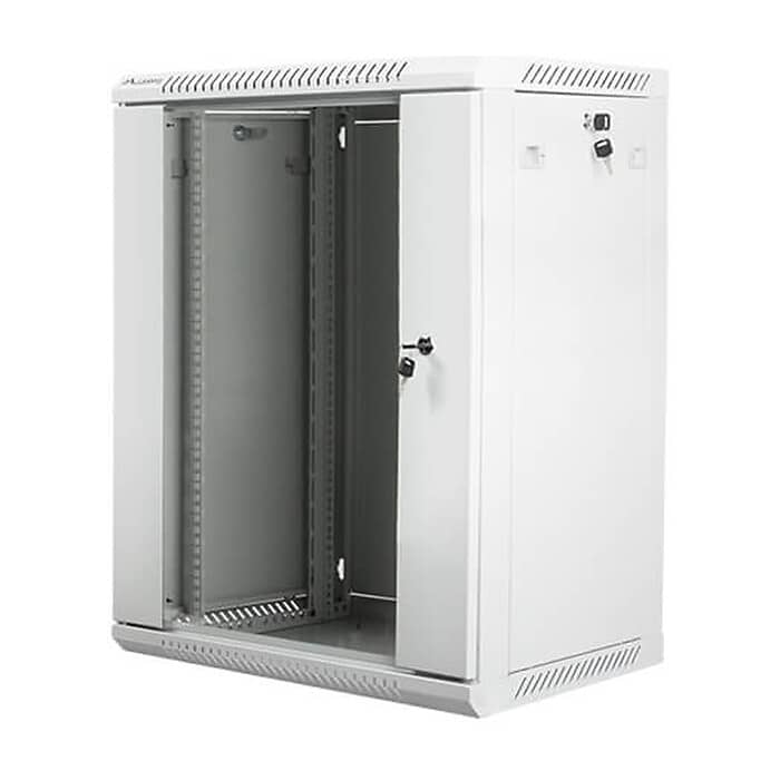 Lanberg rack cabinet 19” wall-mount 15U / 600x450 for self-assembly (flat pack), grey ID 71894 (тъмнейл - 3)