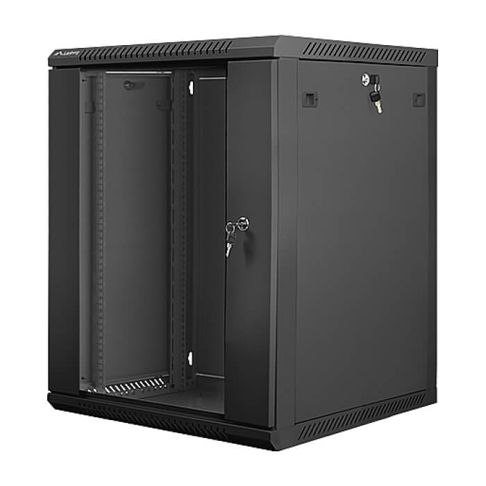 Lanberg rack cabinet 19” wall-mount 15U / 600x600 for self-assembly (flat pack), black ID 71879 (тъмнейл - 3)