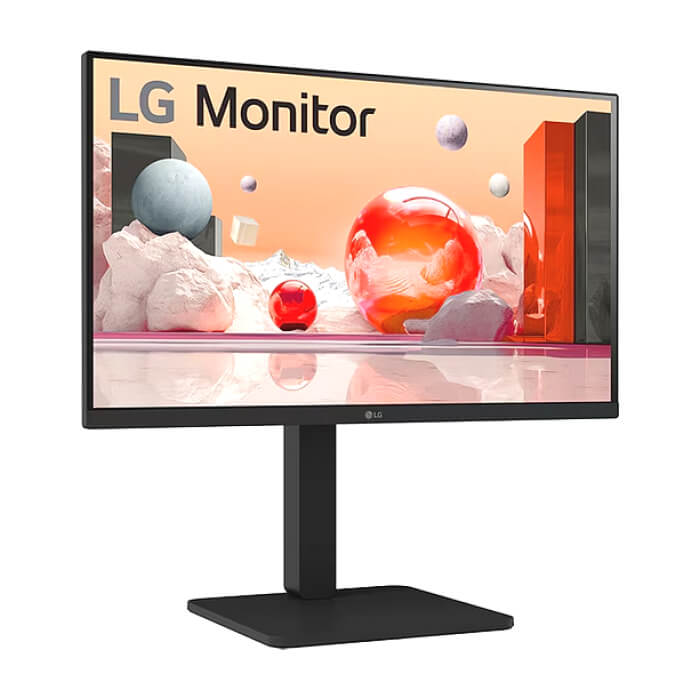 LG 24BA550-B, 23.8" IPS LED AG, 200cd/m2, Full HD 1920x1080, 100Hz, sRGB 95% , D-Sub, Display Port, HDMI, USB 5 Gbps, Speaker 2W x 2, Tilt, Height, Swivel, Pivot, Reader Mode, LG Switch app, Black ID 79407 (тъмнейл - 4)