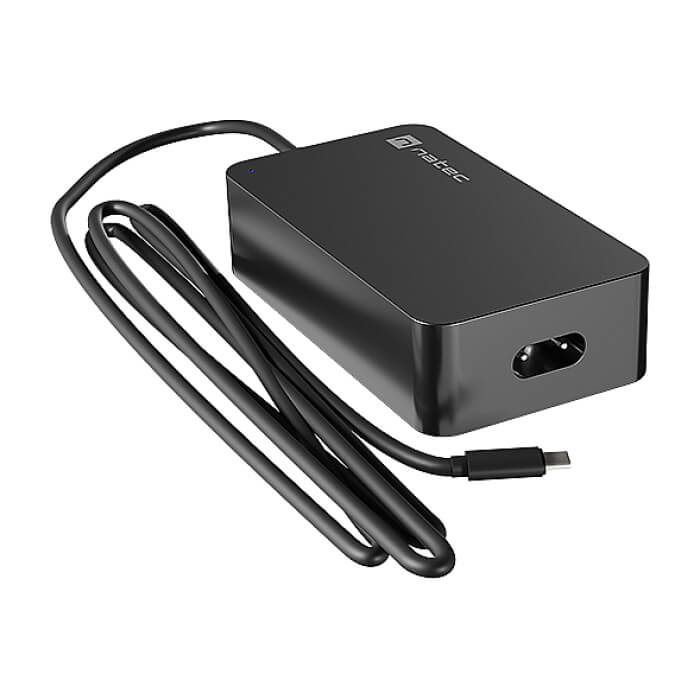 Natec Natec Laptop Charger Grayling GAN USB-C 65W for laptops, tablets, phones (тъмнейл - 4)