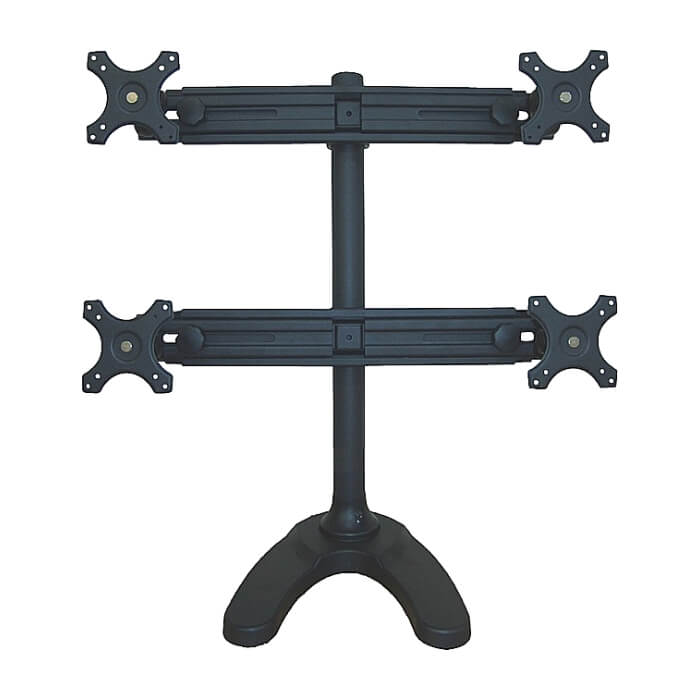 Neomounts by NewStar Flat Screen Desk Mount (stand/grommet) for 4 Monitor Screens ID 66814