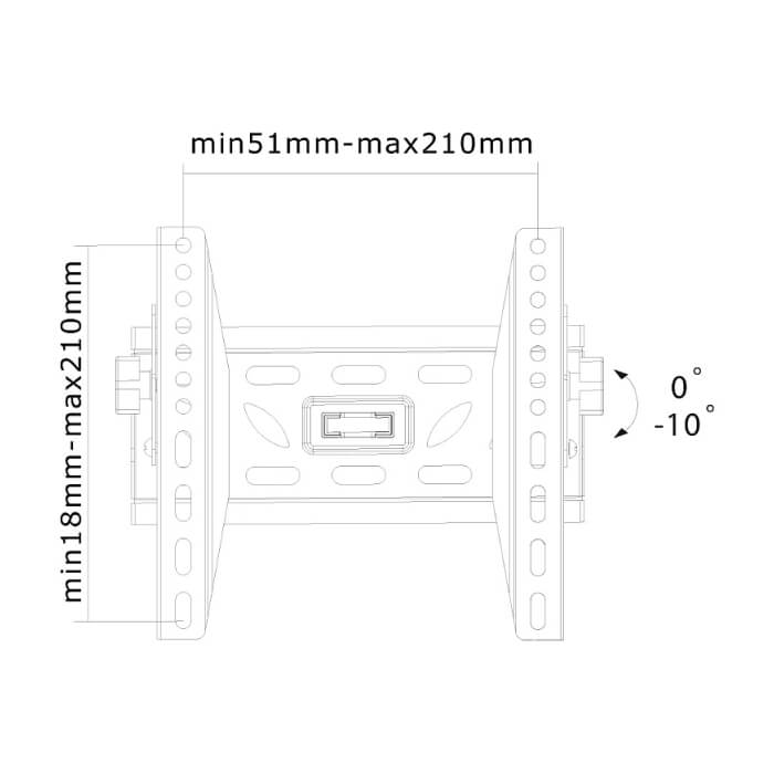 Neomounts by NewStar Flat Screen Wall Mount (tiltable) ID 66898 (тъмнейл - 3)