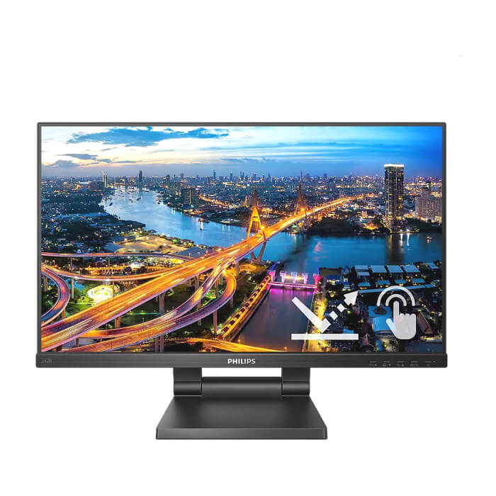 Philips 242B1TC/00, 23.8" Touch (anti-glare), IPS, WLED, 1920x1080@75Hz, 4ms GTG, 250cd m/2, 1000:1, DCR 50M:1, FlickerFree, Low Blue Mode, 2Wx2, Tilt, Height Adjust, D-SUB, HDMI, DP, USB hub ID 64965 на супер цена