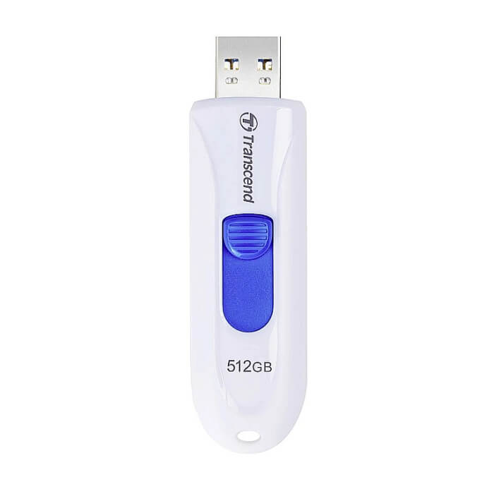 Transcend 512GB, USB3.1, Flash Drive, Capless, White ID 82241 на супер цена