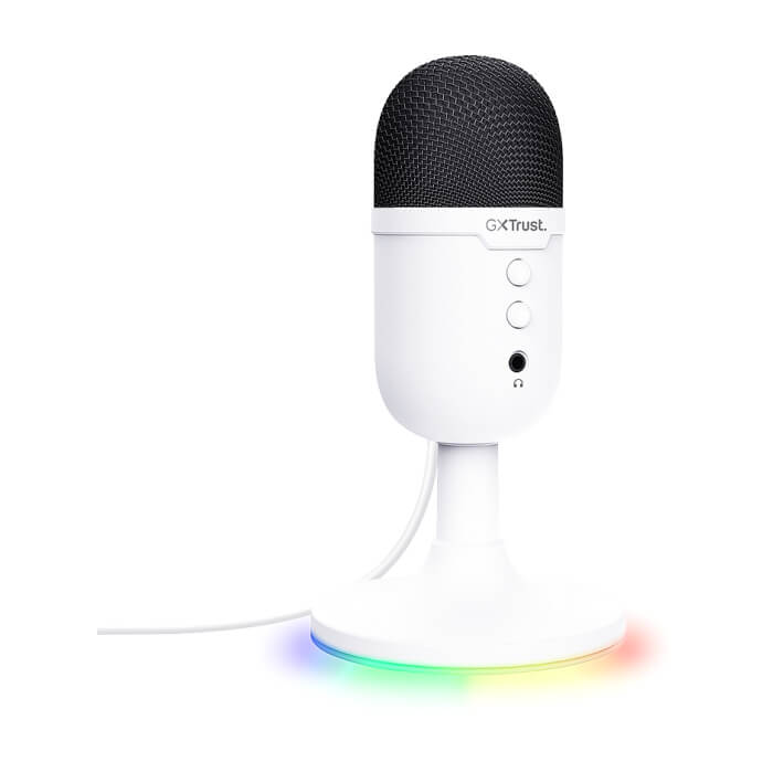 TRUST GXT234W Yunix, USB Microphone, White ID 95786 (тъмнейл - 2)