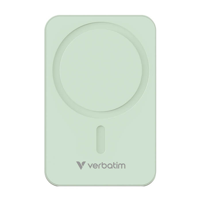 Verbatim Charge 'n' Go Essentials Power Bank Magnetic Wireless 20000mAh Green ID 85391 на супер цена