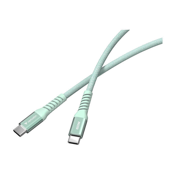Verbatim Sync & Charge USB-C to USB-C 100W Magnetic 120 cm - Green ID 84962 (тъмнейл - 3)