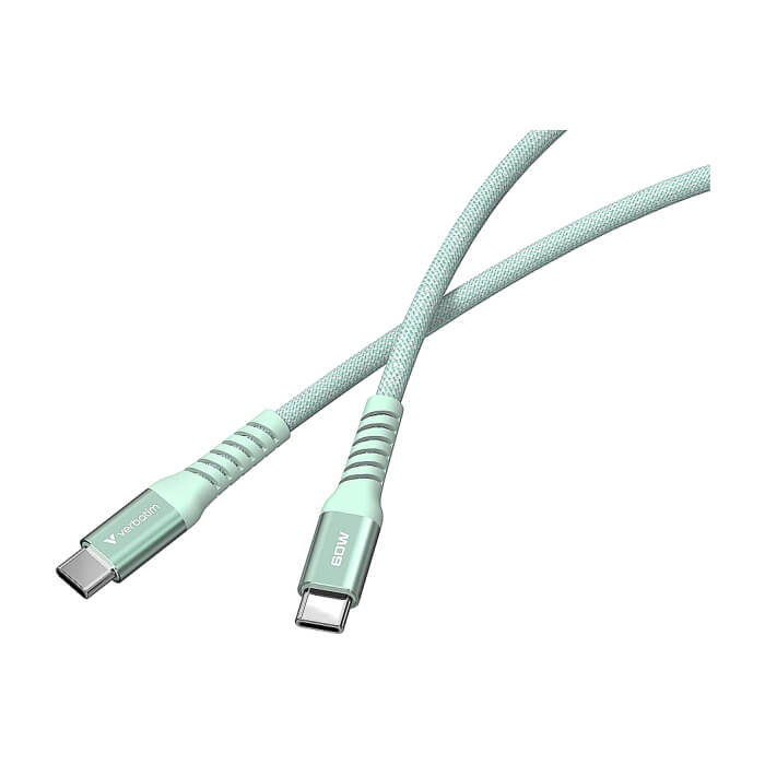 Verbatim Sync & Charge USB-C to USB-C 60W Magnetic 120 cm - Green ID 84964 (тъмнейл - 3)