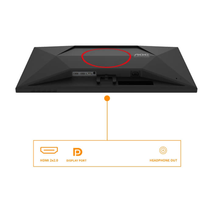 AOC 27G4ZRE, 27" Fast IPS WLED, 1920x1080@260Hz (OC, Native 240Hz), 1ms GtG, 0.3ms MPRT, 300cd m/2, 1000:1, Adaptive Sync, FlickerFree, Anti Blue Light, Tilt, 2xHDMI, DP ID 96160 (тъмнейл - 3)