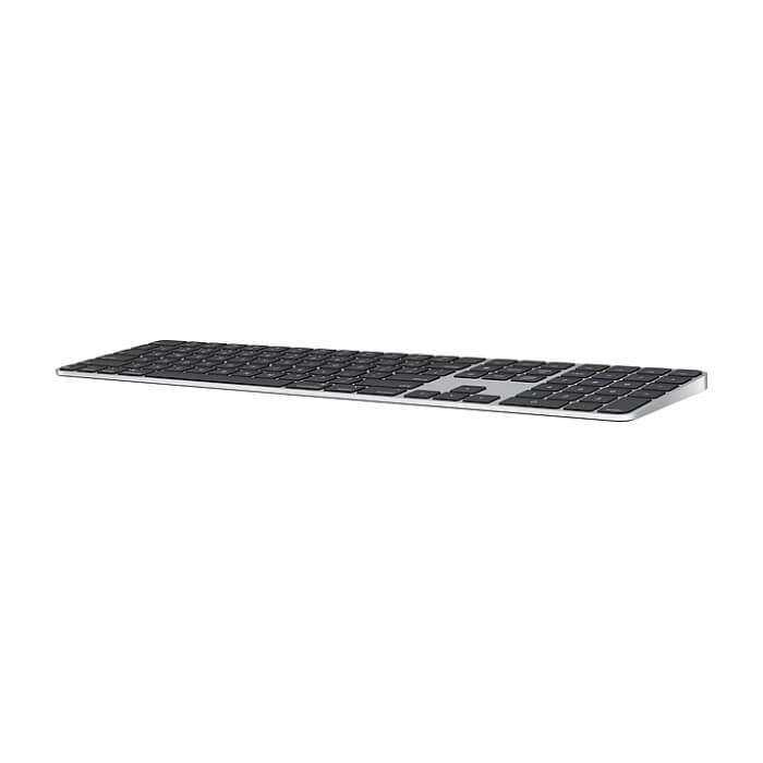Apple Magic Keyboard (2024) w Touch ID and Numeric Keypad - International English - Black Keys (тъмнейл - 2)
