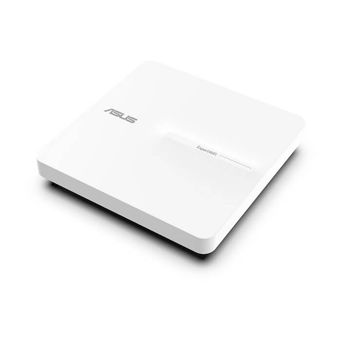 Asus Business PoE Access Point ExpertWiFi EBA63, AX3000, Dual-Band, Quad-Core 1.7GHz CPU, 256MB/512MB Flash/RAM, Gigabit, OFDMA, Beamforming, WPA, WPS, SSH, 5 SSIDs, SDN, PoE & PoE+, wall mounting/ceiling,White (тъмнейл - 2)