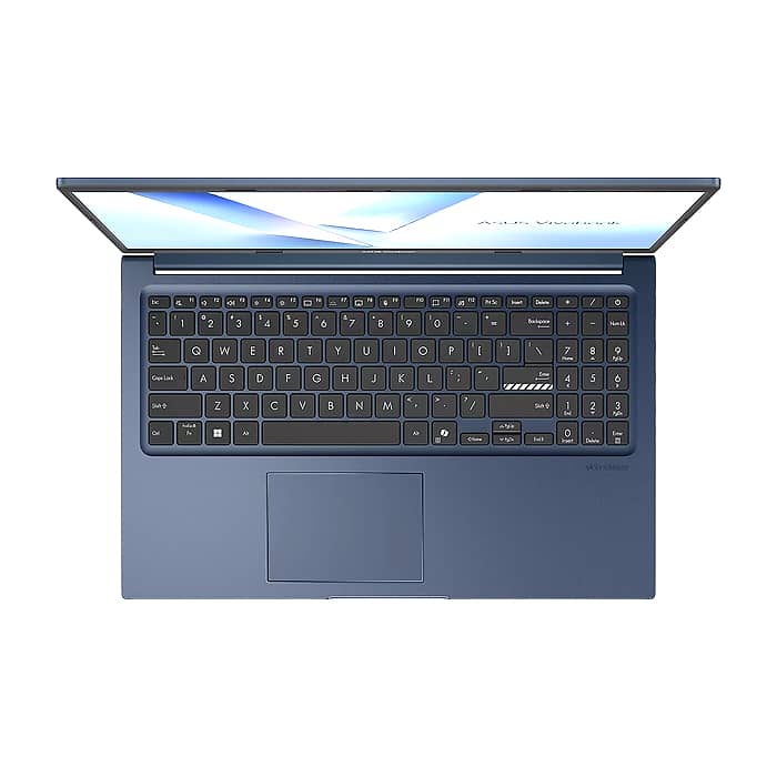 Asus Vivobook X1504MA-BQ254WNA,INTEL WCL Core 5, 15.6" FHD,(1920x1080),16GB DDR5 , SSD 512GB, Chiclet Keyboard with Num-key,Windows 11, Quiet Blue, no adapter, US international (тъмнейл - 4)