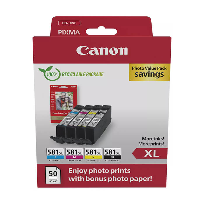 Canon CLI-581 XL C/M/Y/BK PVP ID 69798 на супер цена