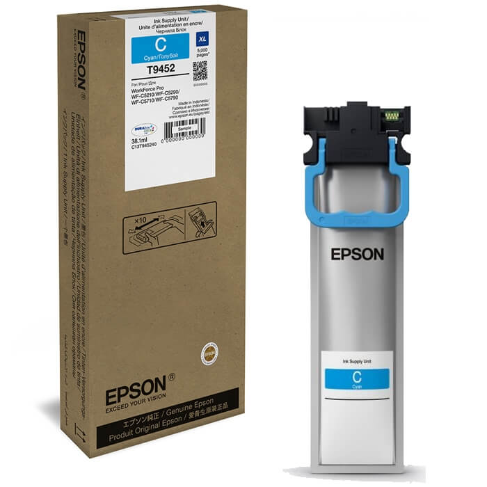 Epson WF-C5xxx Series Ink Cartridge XL Cyan ID 69542 на супер цена от GT Computers Epson WF-C5xxx Series Ink Cartridge XL Cyan ID 69542 на супер цена