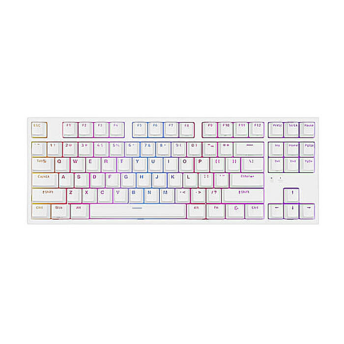 Genesis Gaming Keyboard Thor 404 TKL White RGB Backlight US Layout Yellow Switch на супер цена