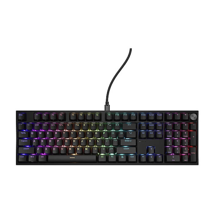 Genesis Mechanical Gaming Keyboard Thor 404 Black RGB Backlight Gateron Yellow Pro, US Layout (тъмнейл - 2)