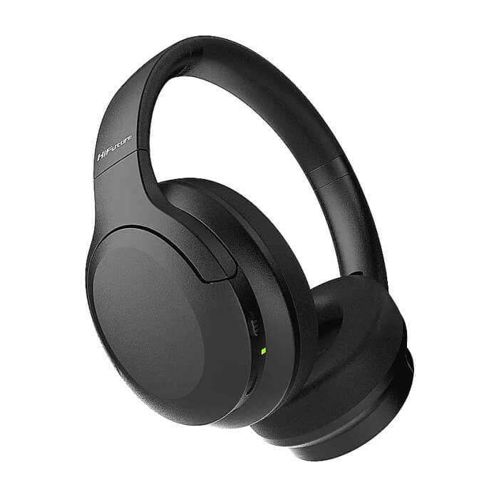 HiFuture FutureTour Black, Active Noise Canceling, 25-Hour Playtime, Memory Protein Foam Cover, Crystal-Clear Call, Wireless 5.2, AUX Cable ID 94747 (тъмнейл - 2)