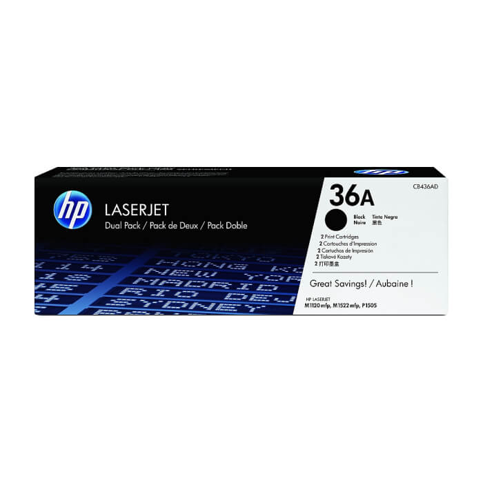 HP 36A Black Dual Pack LaserJet Toner Cartridges ID 68912 на супер цена