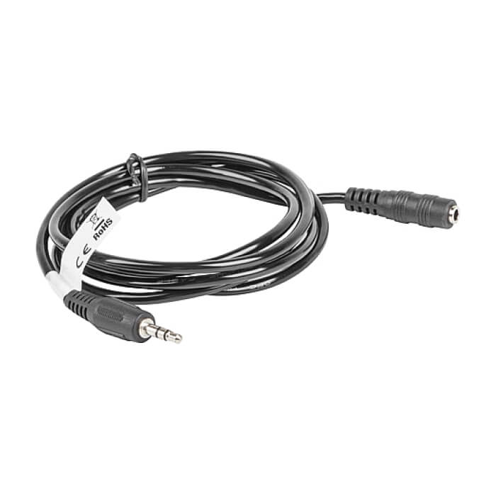Кабел - Lanberg extension cable mini jack 3.5mm M/F 3 pin 1.5m, black ID 72600 (тъмнейл - 2)