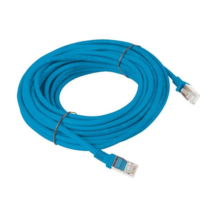Кабел - Lanberg patch cord CAT.5E 10m, blue ID 72246 (тъмнейл - 2)