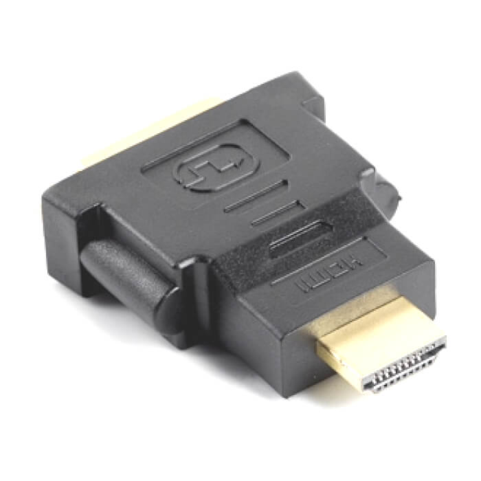 Lanberg adapter HDMI (m) -> DVI-D (f) (24+5) single link, black (тъмнейл - 2)