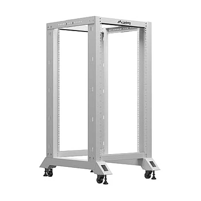 Lanberg open rack 22U 600x800, grey ID 96721 (тъмнейл - 3)