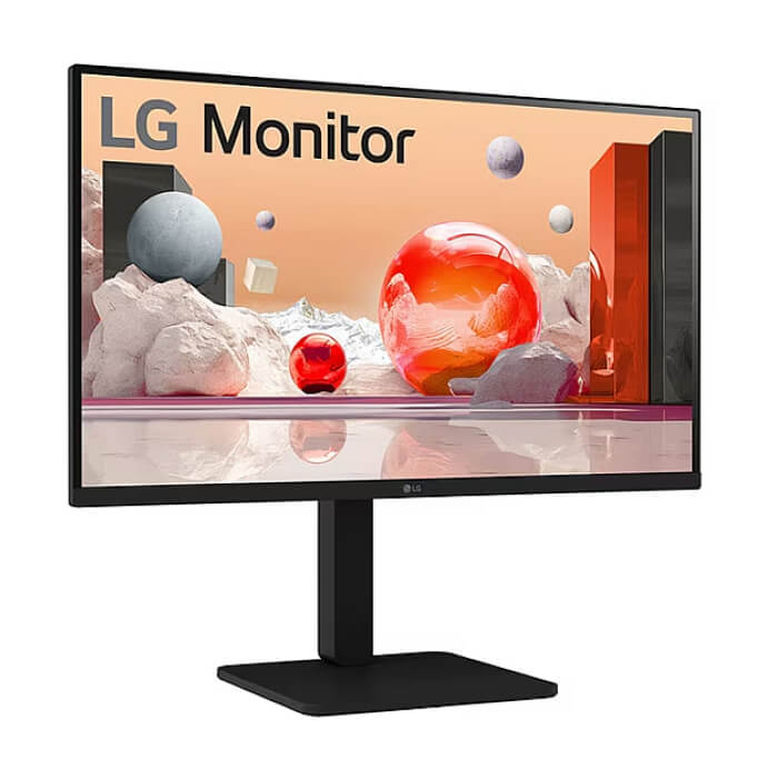 LG 27BA550-B, 27" IPS LED AG, 5ms GTG, 1300:1, 250cd/m2, Full HD 1920x1080, 100Hz, sRGB 99%, Usb Hub, D-Sub, Display Port, HDMI, Speakers 2Wx2, Reader Mode, Tilt, Swivel, Height Adjustable, Pivot, LG Switch app, Headphone Out, Black ID 80265 (тъмнейл - 3)