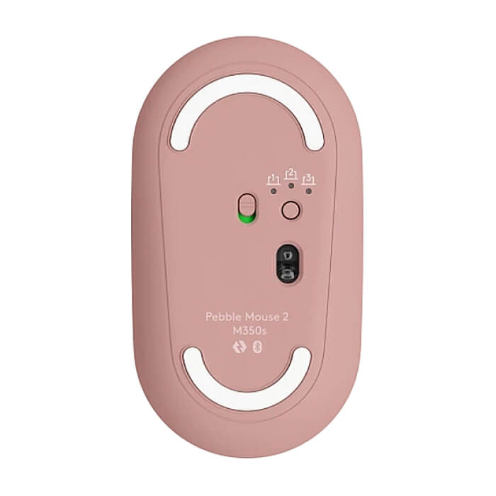 Logitech Pebble Mouse 2 M350s - TONAL ROSE - BT - N/A - EMEA-808 - DONGLELESS (тъмнейл - 4)