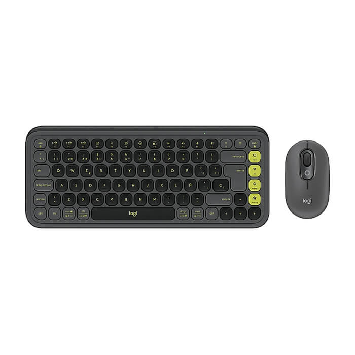 Logitech Pop Icon Combo - Graphite - US INT'L - BT - N/A - INTNL-973 на супер цена