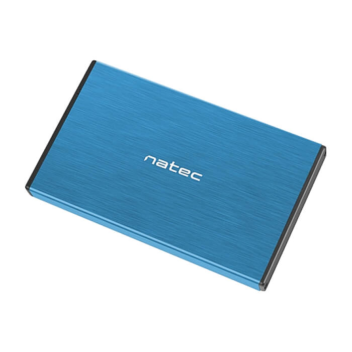 Natec External HDD/SSD Enclosure Rhino Go SATA 2.5" USB 3.0 Blue ID 73749 (тъмнейл - 2)