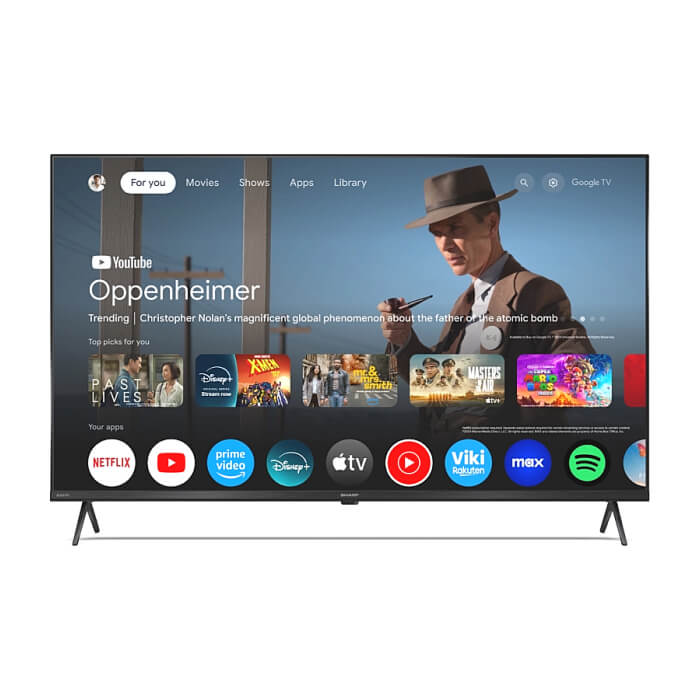 Sharp 43HP5265E, 43" QLED Google TV, 4K Ultra HD 3840x2160 Frameless, 1 000 000:1, AQUOS, DVB-T/T2/C/S/S2, Active Motion 1000, HDR10, Dolby Atmos, Dolby Vision, Google Assista ID 93596 (тъмнейл - 3)