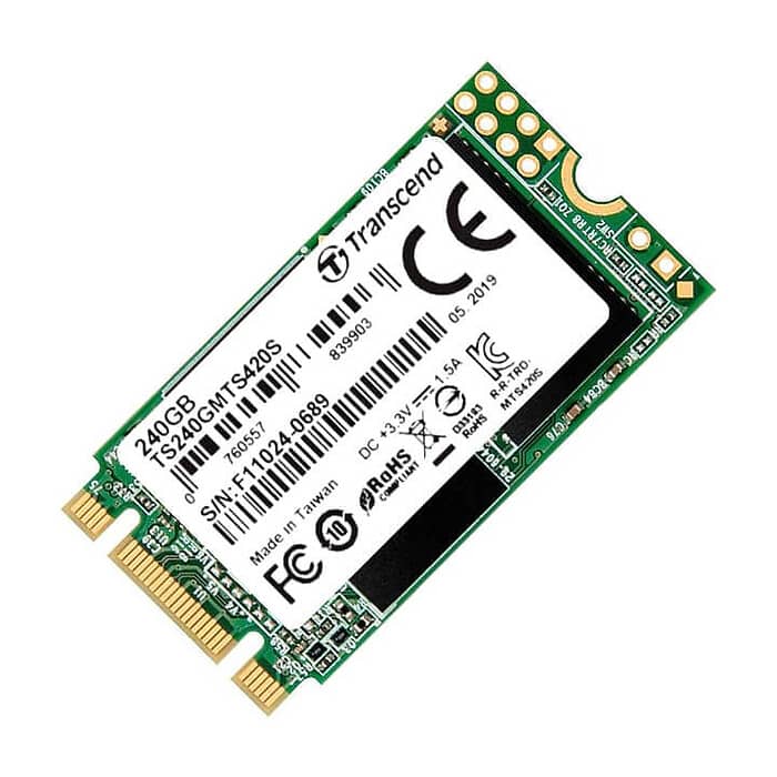 Transcend 240GB, M.2 2242 SSD 420S, SATA3, TLC ID 73238 на супер цена