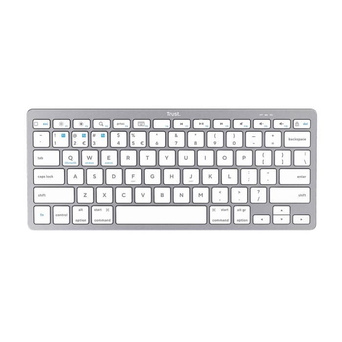 TRUST Basics Bluetooth Keyboard US на супер цена от GT Computers TRUST Basics Bluetooth Keyboard US на супер цена