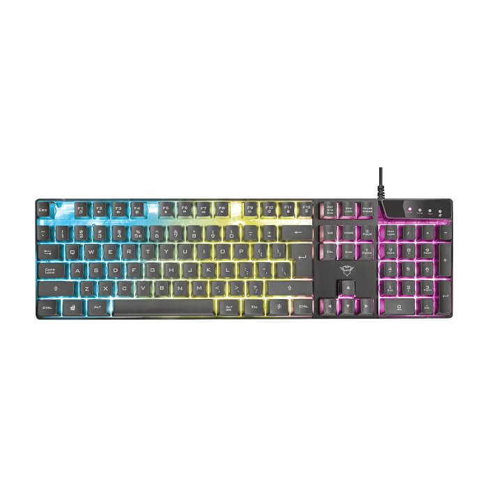TRUST GXT 835 Azor Gaming Keyboard US (тъмнейл - 3)