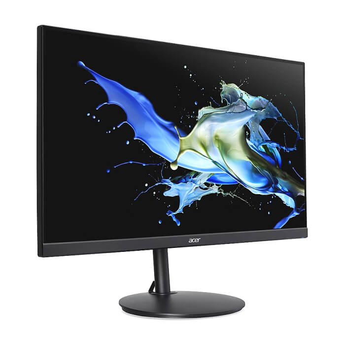 Acer Vero CB242YGbipr, 23.8" FHD (1920x1080) IPS, ZeroFrame 120Hz Adaptive Sync, 1ms (VRB), 250nits, VGA, HDMI, DP, Audio In/Out, Black, 3Y ID 91516 (тъмнейл - 2)