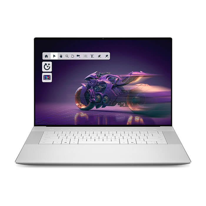 Dell 16 Premium DA16250, Intel Core Ultra 9 285H (16 Cores, up to 5.4GHz Turbo), 16.3", Touch 4K OLED, 400 nit, 48-120Hz, 32GB, LPDDR5X, 7467MT/s, integrated, 1TB M.2 SSD, NVI ID 93825