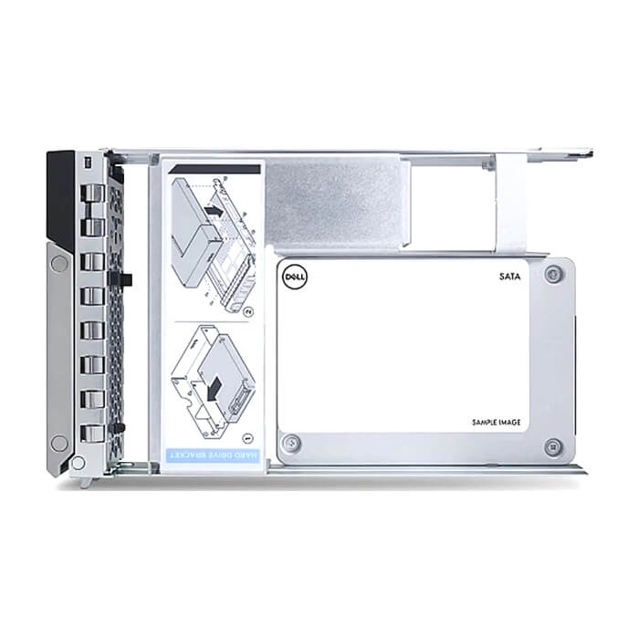 Dell 480GB SSD SATA ISE RI 6Gbps 512e, 2.5in with 3.5in HYB CARR, CK, for R450, R650xs, R650 and others ID 84457 на супер цена