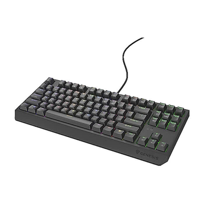 Genesis Gaming Keyboard Thor 230 TKL US RGB Mechanical Outemu Red Black Hot Swap (тъмнейл - 2)
