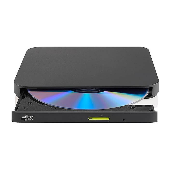 Hitachi-LG GP96YB70 Slimmest External DVD-RW, Super Multi, Lightest, Android Connectivity, Win 10 & MAC OS Compatible, Black на супер цена