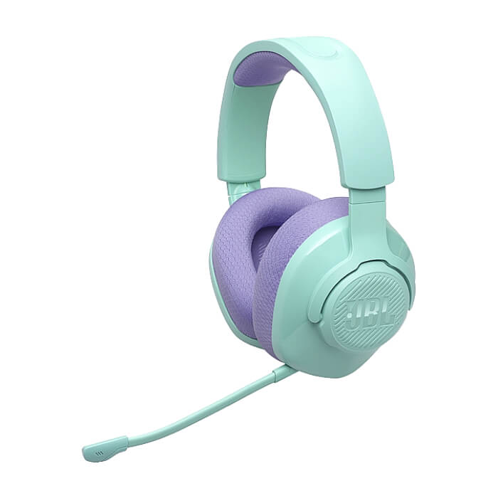 JBL QUANTUM 360 CYN Wireless over-ear gaming headset with surround sound and detachable mic ID 79514 (тъмнейл - 2)