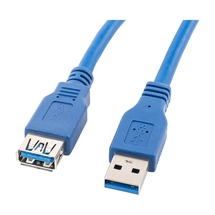 Кабел - Lanberg extension cable USB 3.0 AM-AF, 1.8m, blue ID 72673