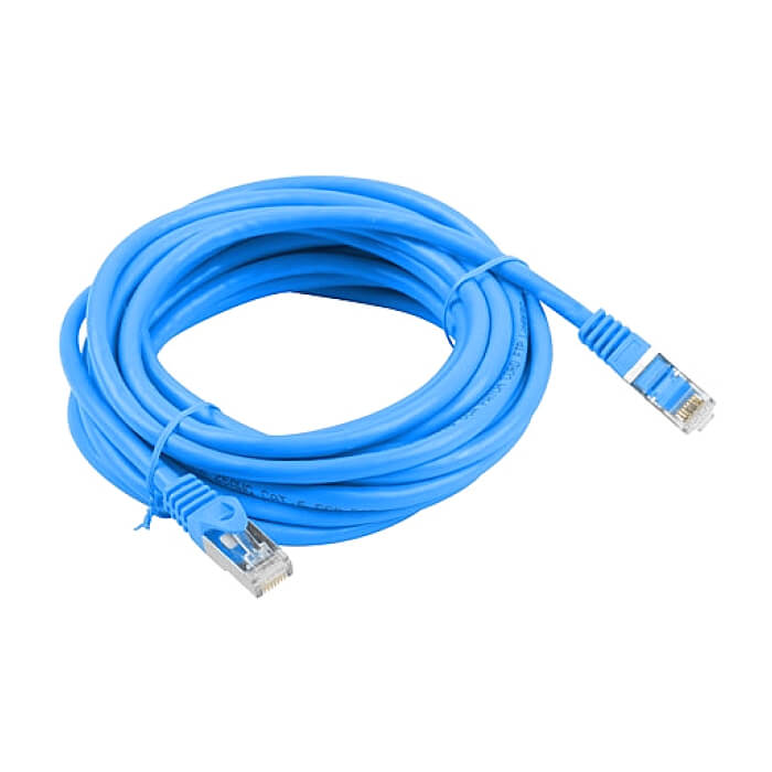Кабел - Lanberg patch cord CAT.6 FTP 15m, blue ID 72383 (тъмнейл - 2)