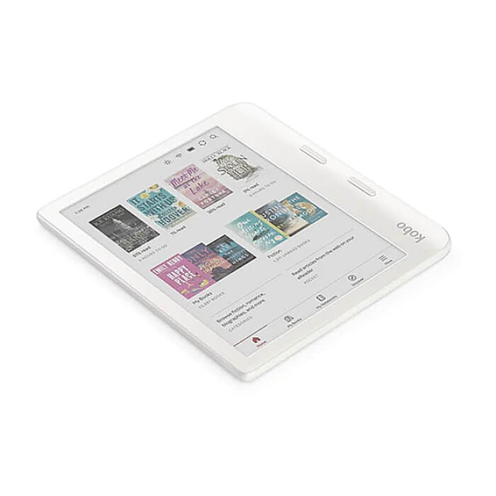 Kobo Libra Colour e-Book Reader, E Ink Kaleido touchscreen 7 inch, 1680 x 1264, 32 GB, 2 GHz, Greutate 0.215 kg, Wireless Da, Comfort Light PRO, IPX8 - up to 60 mins in 2 metres of water, 15 file formats supported natively, White ID 77881 (тъмнейл - 4)