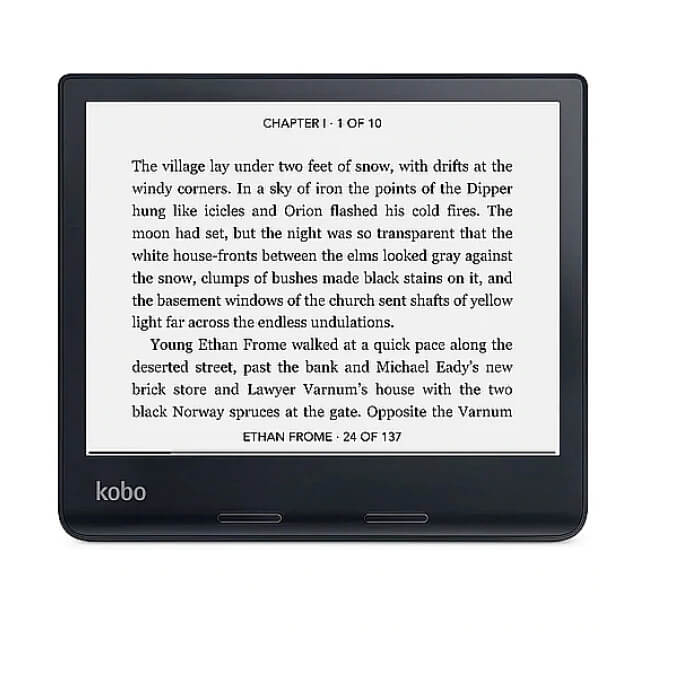 Kobo Sage e-Book Reader E Ink Flush Touchscreen 8 inch Black ID 64656 (тъмнейл - 3)