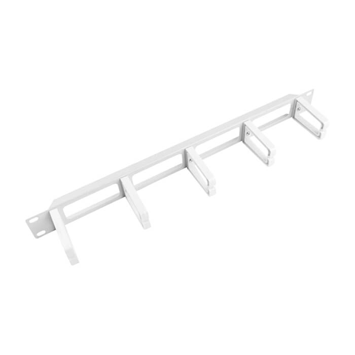Lanberg 19" cable management panel w. 5 plastic holders 1U - type b, grey на супер цена