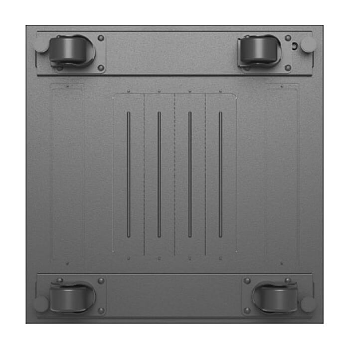 Lanberg rack cabinet 19" free-standing 37U/600X600 (FLAT PACK) with mesh door LCD black ID 87632 (тъмнейл - 2)