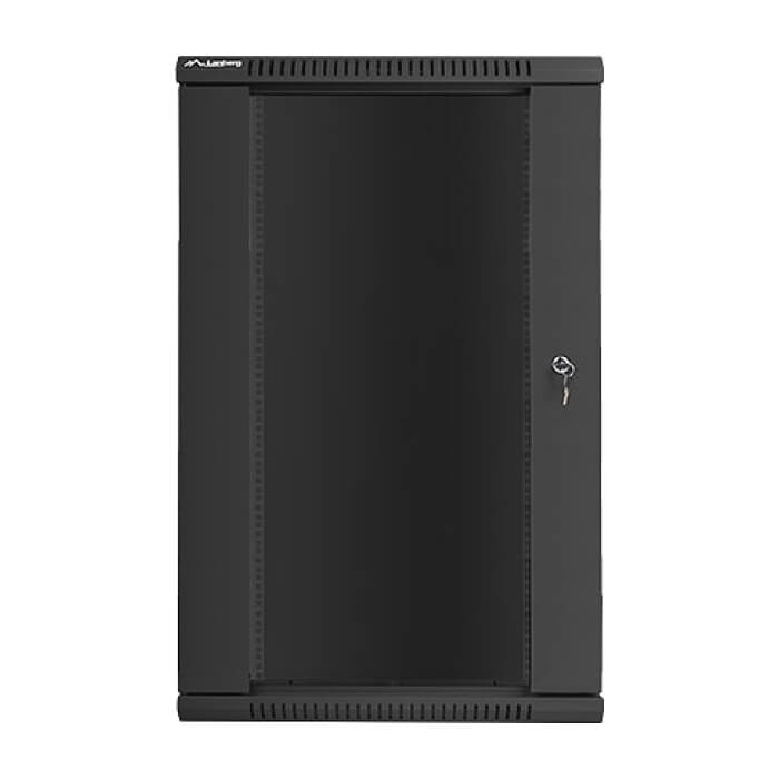 Lanberg rack cabinet 19” wall-mount 22U / 600x600 for self-assembly (flat pack), black ID 71875 (тъмнейл - 4)