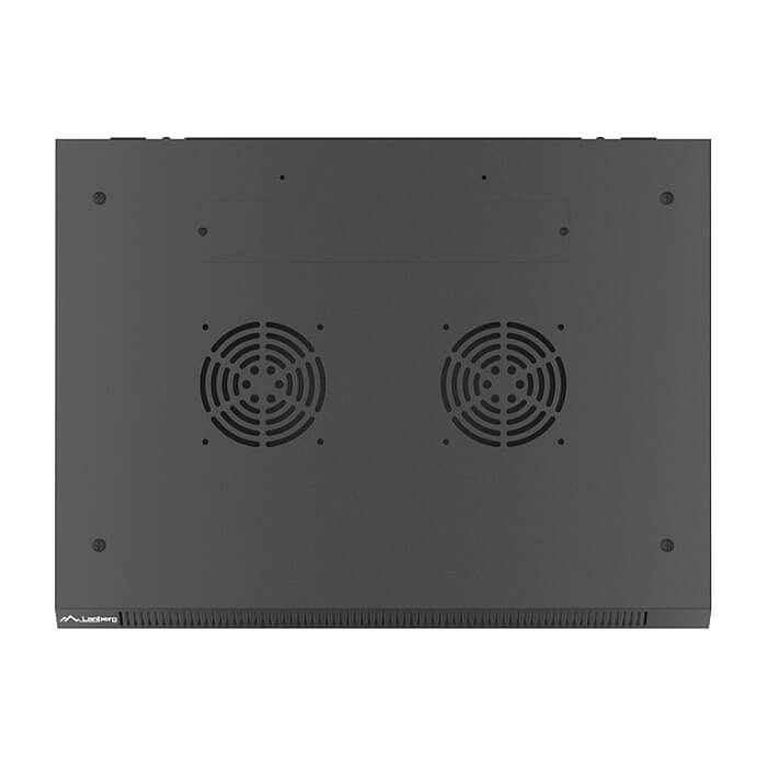 Lanberg rack cabinet 19" wall-mount 6U/600x450 for self-assembly with metal door black (flat pack) ID 87606 (тъмнейл - 5)