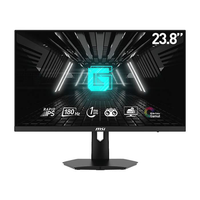 MSI G244F E2, 23.8", 1ms, 180Hz, Rapid IPS, 1920x1080, FLAT, Adaptive-Sync, Anti-glare, Anti-Flicker, Less Blue Light, Night Vision, CONSOLE MODE, 300 nits, 1000:1, 2x HDMI, 1x DP, 1x Earphone out, Tilt, VESA 75, Frameless, 9S6-3BB4CH-035 ID 81463 на супер цена