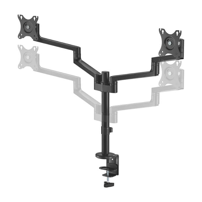 Neomounts by Newstar Screen Desk Mount (clamp+grommet) ID 66751 (тъмнейл - 4)
